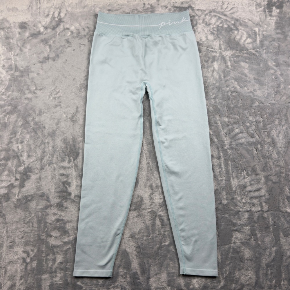 Pink Victoria's Secret Active Seamless High Rise Leggings Light Blue Large